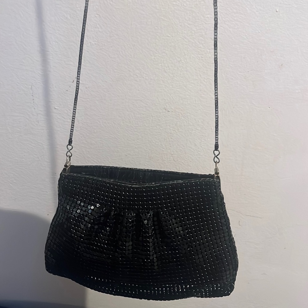 Vintage 80’s black full sequin shoulder / cross body bag